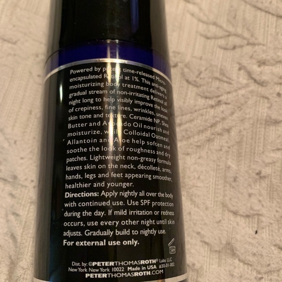 Peter Thomas, Roth retinal fusion p.m. body moisturizing treatment brand new!!!! - Picture 5 of 7